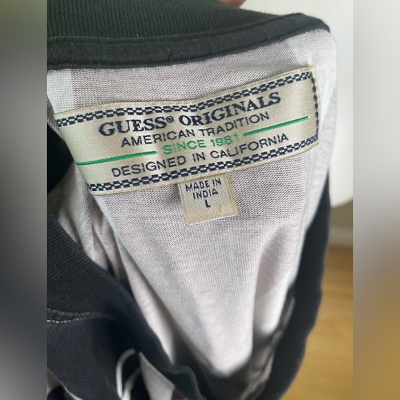 GUESS Men’s Oversized UO Exclusive Rexford Striped Tee Large - Picture 3 of 5